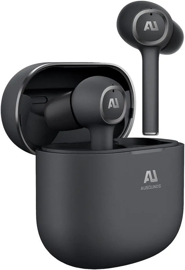 Alt view image 6 of 7 - Ausounds AUSANC102 AU-Stream ANC True Wireless Noise Cancelling Earphones - Black