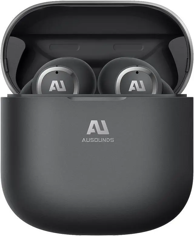 Alt view image 7 of 7 - Ausounds AUSANC102 AU-Stream ANC True Wireless Noise Cancelling Earphones - Black