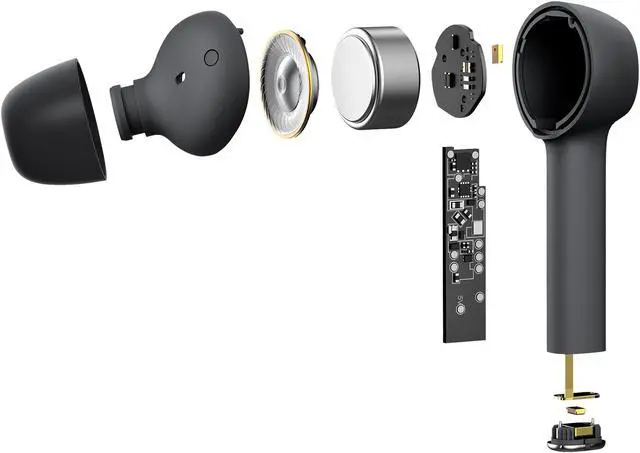 Alt view image 4 of 7 - Ausounds AUSANC102 AU-Stream ANC True Wireless Noise Cancelling Earphones - Black