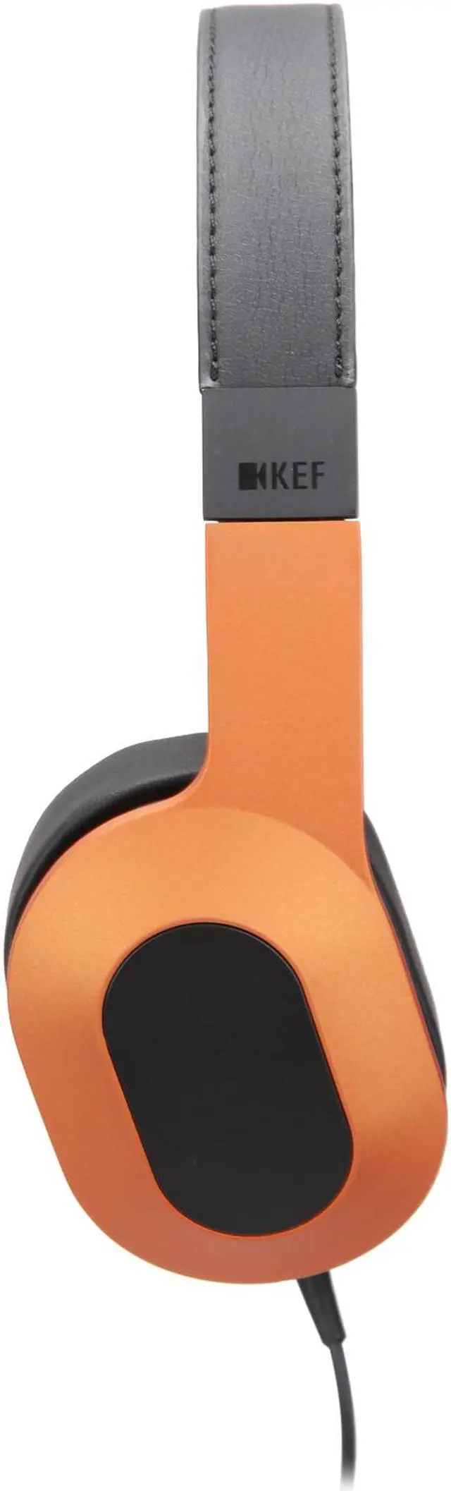 Alt view image 5 of 10 - KEF M400 Hi-Fi On-Ear Headphones (Sunset Orange)