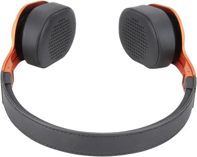 Alt view image 7 of 10 - KEF M400 Hi-Fi On-Ear Headphones (Sunset Orange)