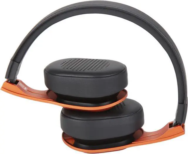 Alt view image 9 of 10 - KEF M400 Hi-Fi On-Ear Headphones (Sunset Orange)