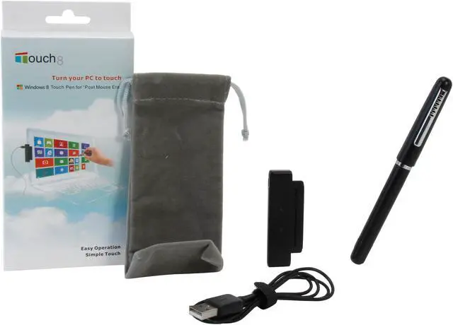 Alt view image 6 of 6 - A PEN Touch 8 XN800 Black USB 2.0 IR Wireless Touch Pen