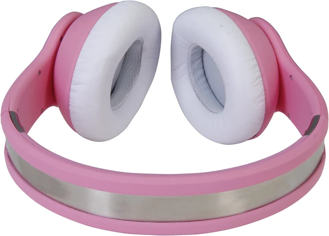 Alt view image 4 of 7 - MTX StreetAudio iX1 On-Ear Acoustic Monitor Headphones - Pink