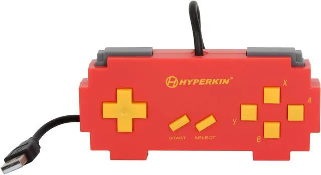 Alt view image 2 of 6 - Hyperkin 813048014225 Pixel Art Controller for PC/Mac-Red