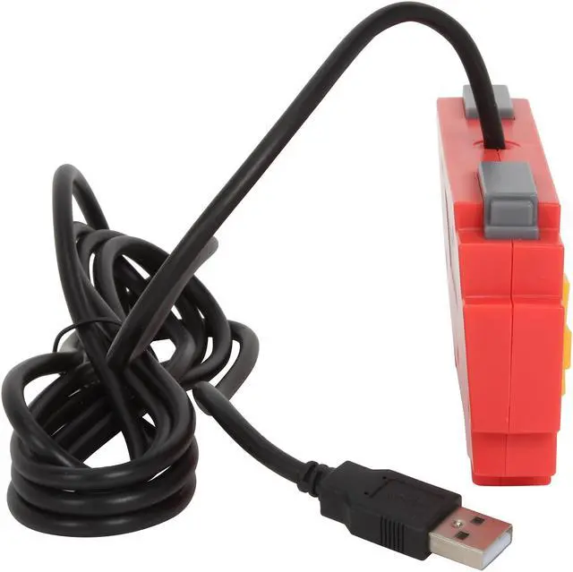 Alt view image 3 of 6 - Hyperkin 813048014225 Pixel Art Controller for PC/Mac-Red