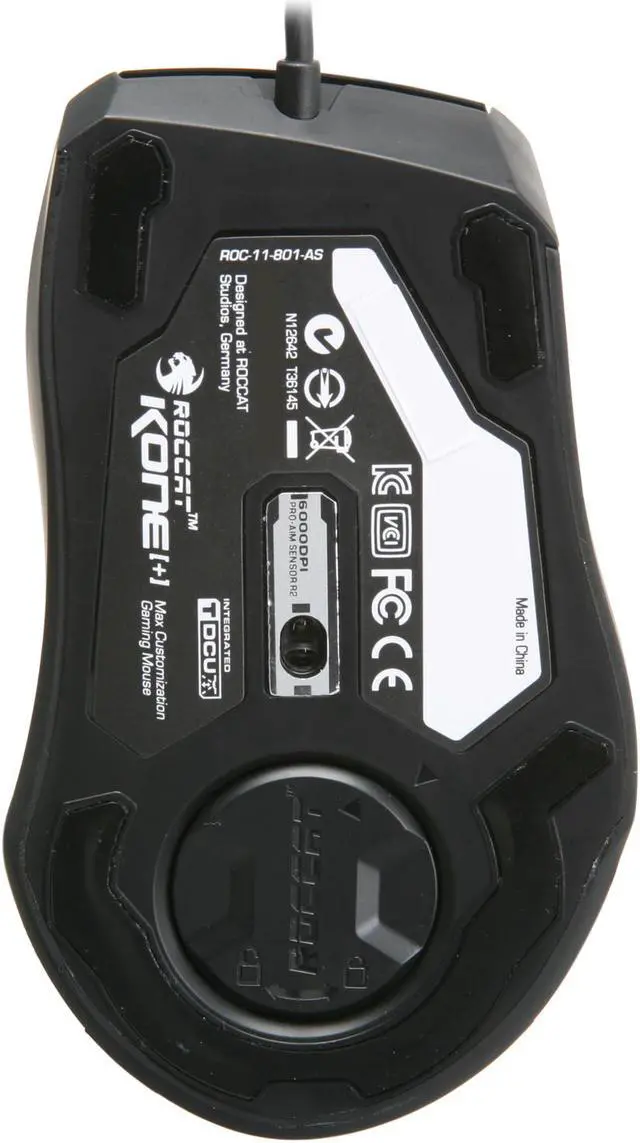 Alt view image 4 of 6 - ROCCAT Kone[+] ROC-11-801 Black 8 Buttons Tilt Wheel USB Wired Laser Gaming Mouse