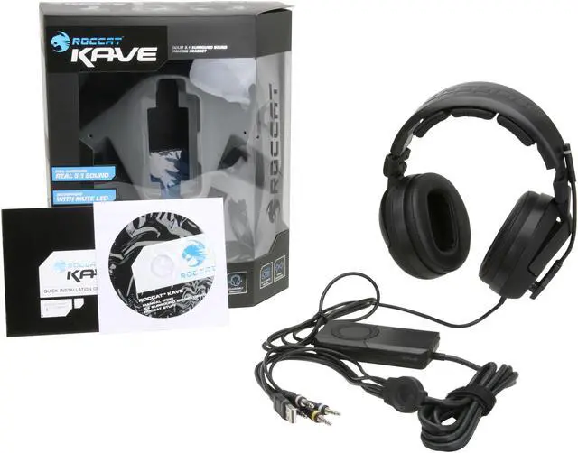 Alt view image 6 of 6 - ROCCAT KAVE 5.1 Surround Sound Gaming Headset