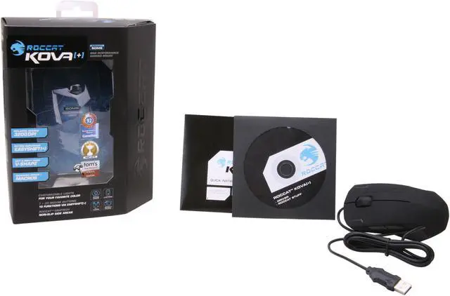 Alt view image 5 of 5 - ROCCAT Kova+ USB Wired Optical Gaming Mouse