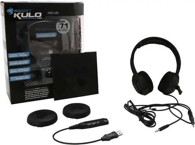Alt view image 6 of 6 - ROCCAT Kulo Virtual 7.1 USB Gaming Headset