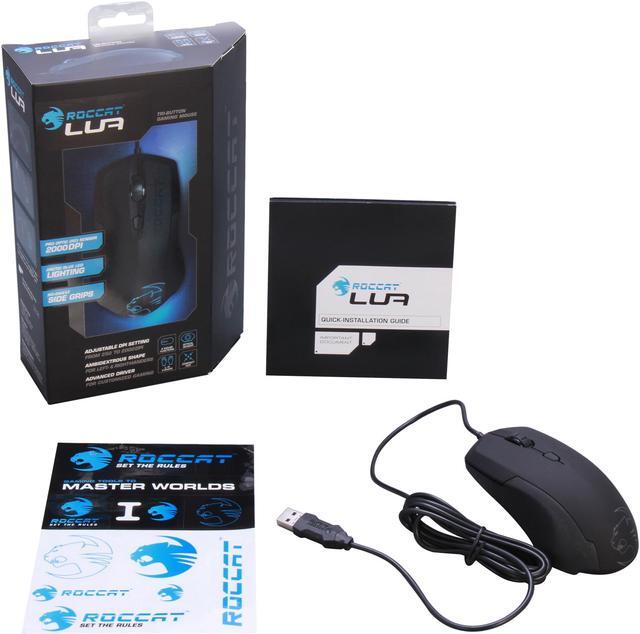 Alt view image 5 of 5 - ROCCAT Lua USB Wired Optical Tri-Button Gaming Mouse