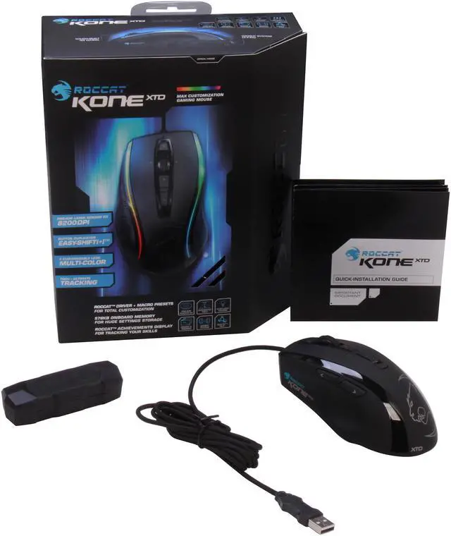 Alt view image 6 of 6 - ROCCAT Kone XTD USB Wired Laser Gaming Mouse