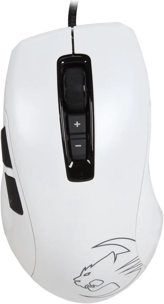 Alt view image 2 of 5 - ROCCAT Kone Pure Color ROC-11-700-W White 7 Buttons USB Wired Laser Gaming Mouse