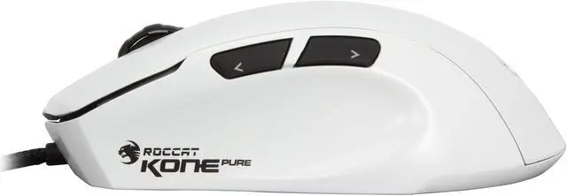 Alt view image 3 of 5 - ROCCAT Kone Pure Color ROC-11-700-W White 7 Buttons USB Wired Laser Gaming Mouse