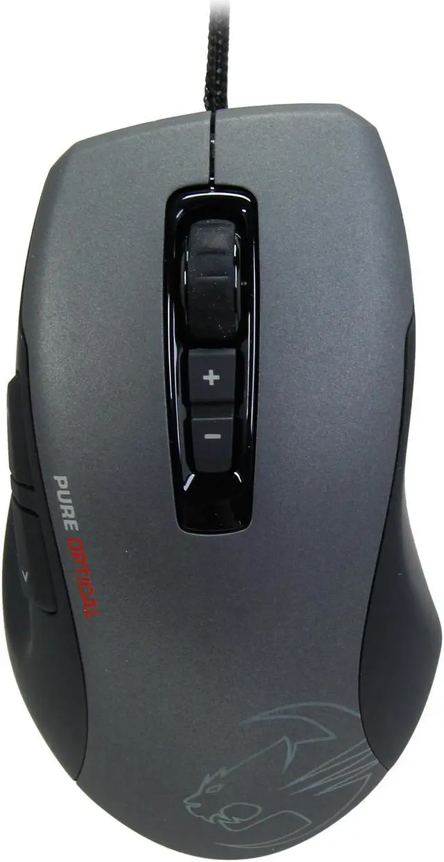 Alt view image 2 of 5 - ROCCAT Kone Pure Optical ROC-11-710 Black 7 Buttons USB Wired Optical Gaming Mouse