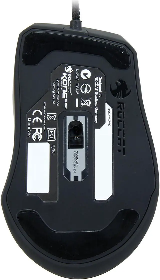 Alt view image 4 of 5 - ROCCAT Kone Pure Optical ROC-11-710 Black 7 Buttons USB Wired Optical Gaming Mouse