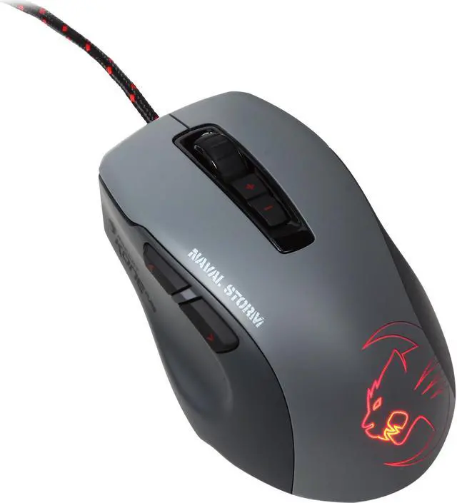 Main image of ROCCAT Kone Pure Military ROC-11-712 Naval Storm 7 Buttons 1 x Wheel USB Wired Optical Core Performance Gaming Mouse