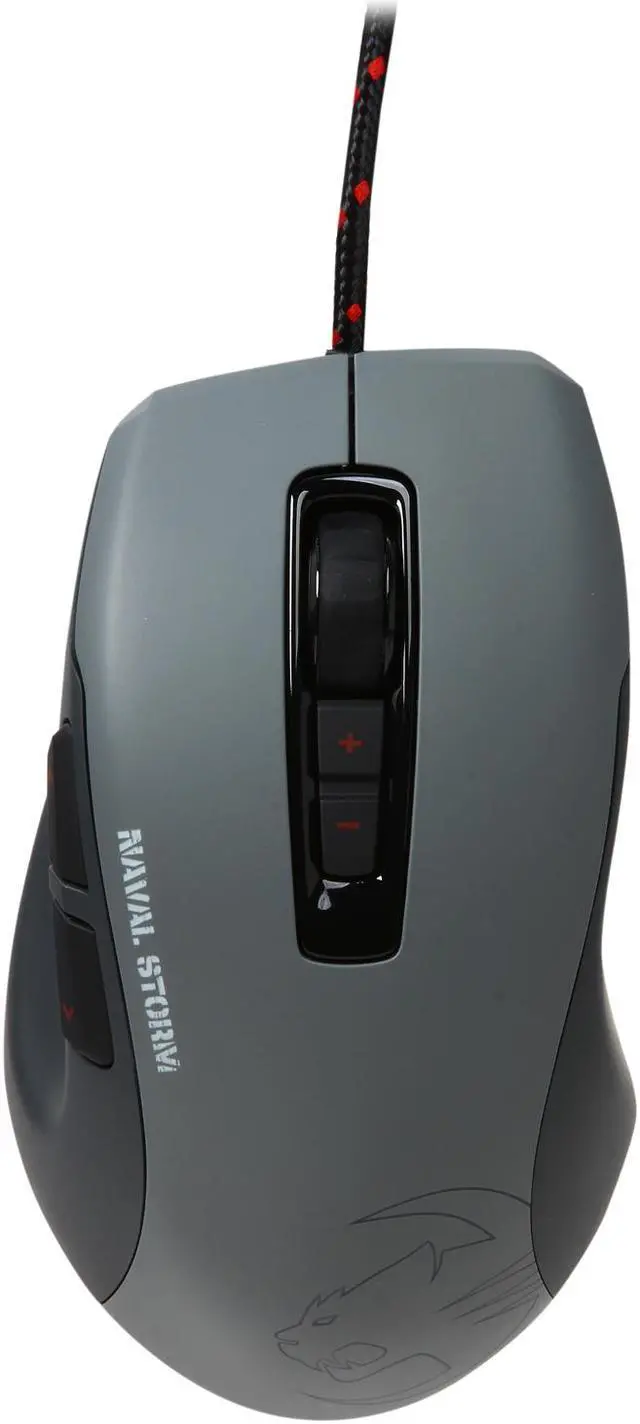 Alt view image 2 of 5 - ROCCAT Kone Pure Military ROC-11-712 Naval Storm 7 Buttons 1 x Wheel USB Wired Optical Core Performance Gaming Mouse