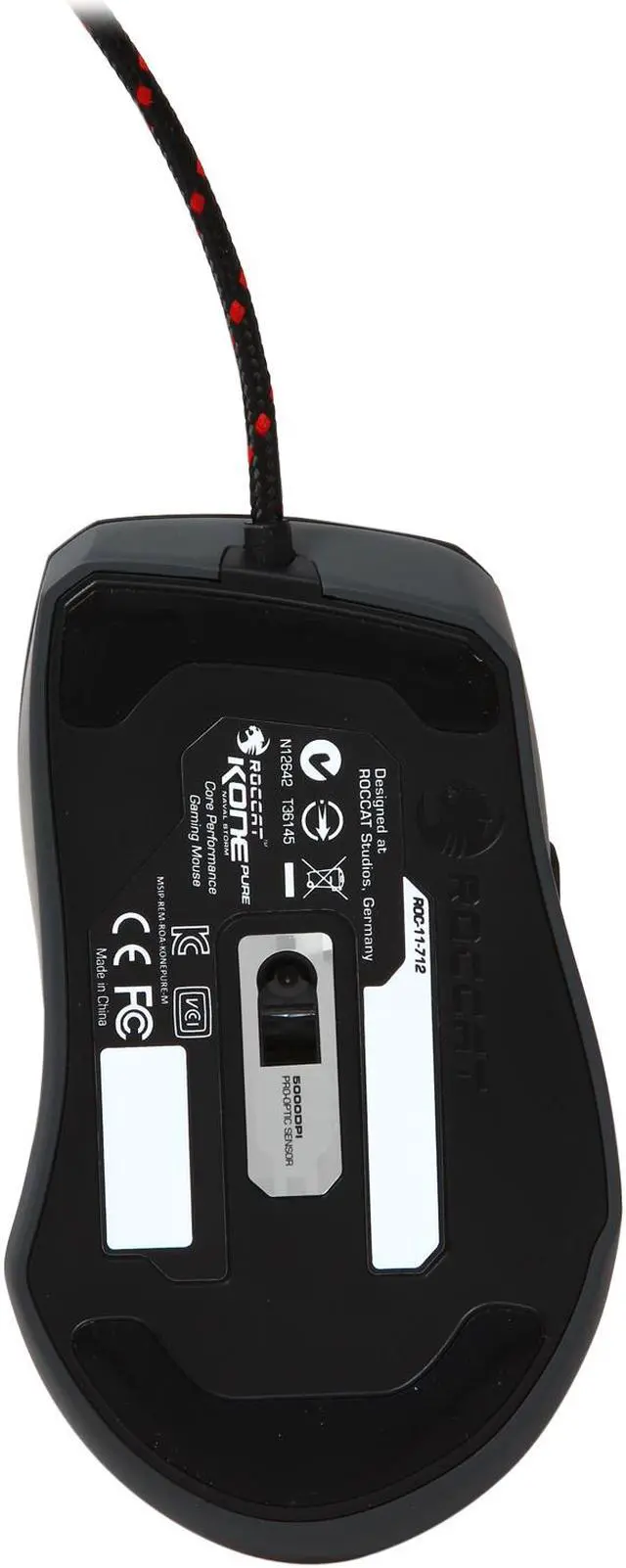 Alt view image 4 of 5 - ROCCAT Kone Pure Military ROC-11-712 Naval Storm 7 Buttons 1 x Wheel USB Wired Optical Core Performance Gaming Mouse