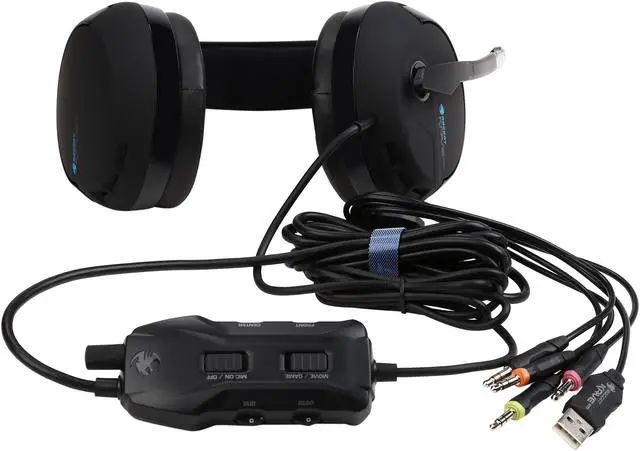 Alt view image 7 of 7 - Roccat KAVE XTD Analog Premium 5.1 Surround Sound Analog Gaming Headset