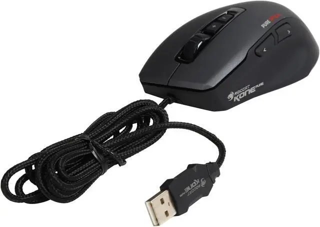 Alt view image 5 of 5 - ROCCAT Kone Pure Optical ROC-11-710 Black 7 Buttons USB Wired Optical Gaming Mouse