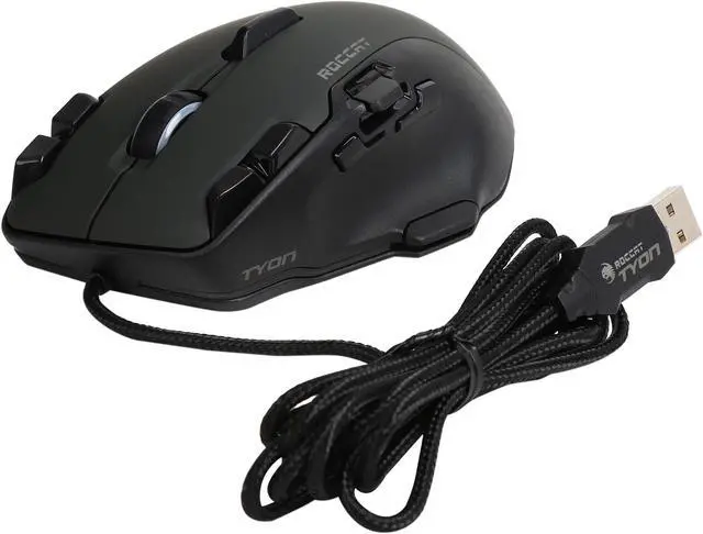 Alt view image 5 of 5 - ROCCAT Tyon ROC-11-850 Black 14 Buttons 1 x Wheel USB 2.0 Wired Laser Gaming Mouse