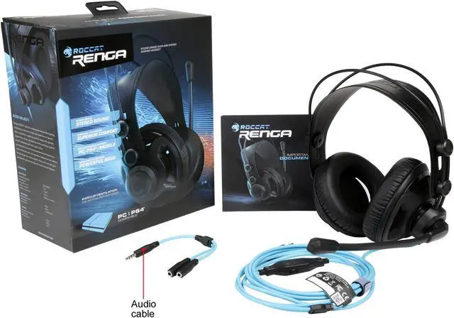 Alt view image 7 of 7 - ROCCAT RENGA - Studio Grade Over-Ear Stereo Gaming Headset
