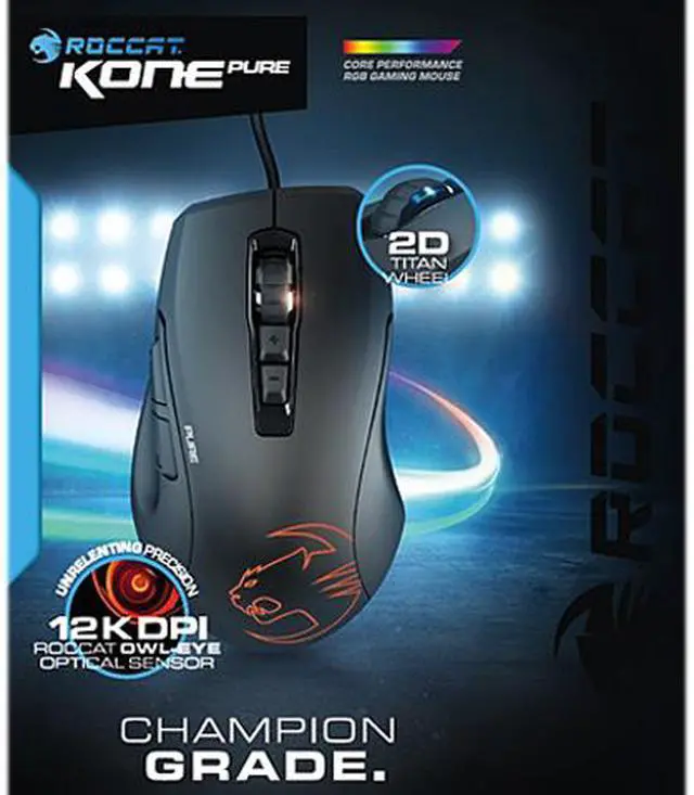 Alt view image 6 of 7 - ROCCAT KONE Pure Owl-eye - Optical RGB Gaming Mouse