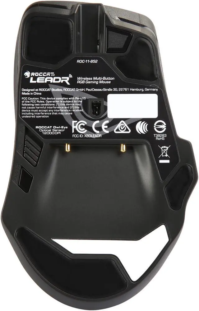 Alt view image 4 of 8 - ROCCAT LEADR Wireless Multi-Button RGB Gaming Mouse