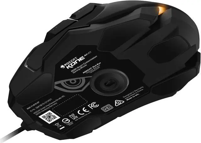 Alt view image 4 of 9 - ROCCAT Kone AIMO ROC-11-815-BK Black Tilt Wheel USB 2.0 Wired Optical Gaming Mouse