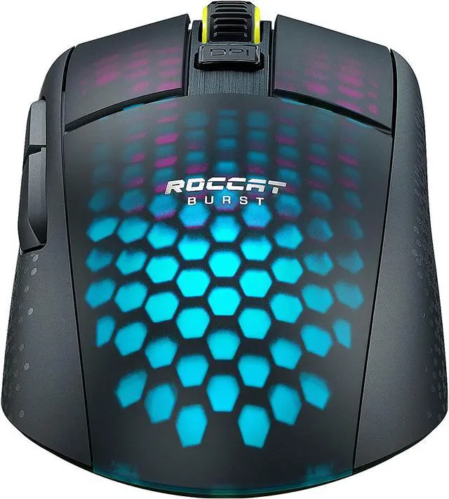 Alt view image 2 of 8 - ROCCAT 6 Buttons Bluetooth Wireless Burst Pro Air Mouse Black ROC-11-430