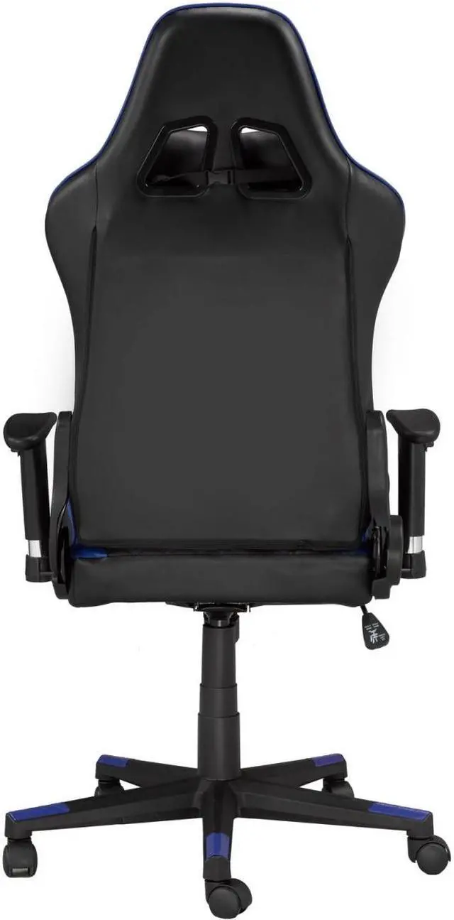 Alt view image 4 of 4 - Brassex Gaming Chair - Black/Blue (3801)