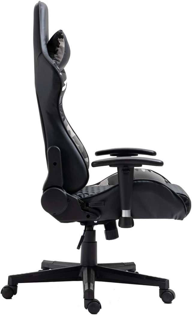 Alt view image 3 of 13 - Brassex Gaming Chair - Black/Camo (3804)
