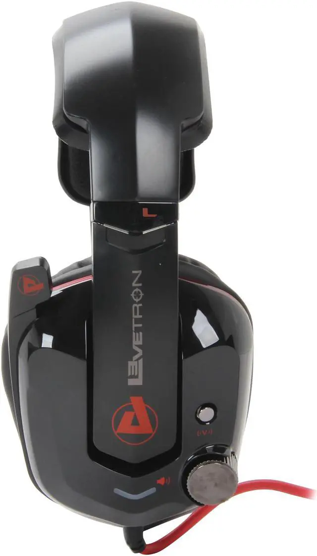 Alt view image 3 of 6 - AZIO Levetron GH808 USB Connector Circumaural Gaming Headset