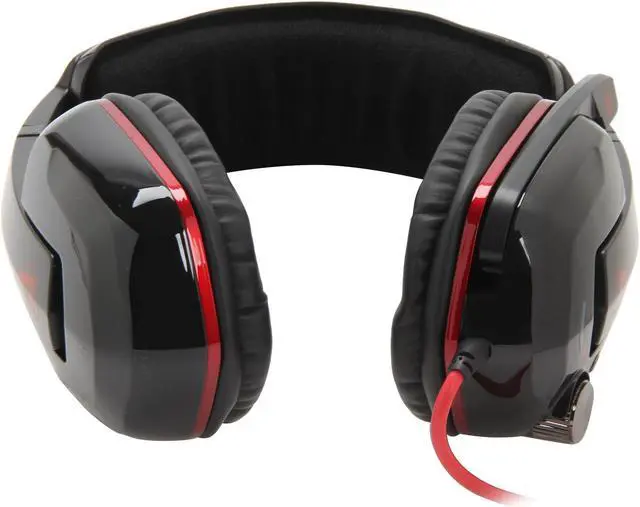 Alt view image 5 of 6 - AZIO Levetron GH808 USB Connector Circumaural Gaming Headset