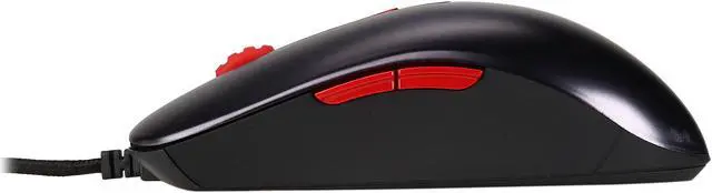 Alt view image 4 of 5 - Azio EXO1 Black 6 Buttons 1 x Wheel USB Wired Optical Gaming Mouse