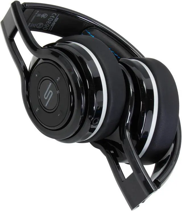 Alt view image 6 of 7 - SMS Audio Black SMS-BTWS-BLK SYNC by 50 Wireless On-Ear Headphones