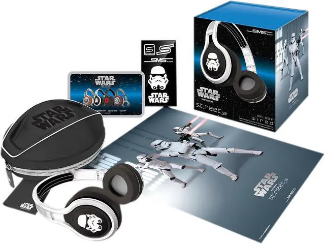 Alt view image 4 of 4 - SMS Audio Storm Trooper SMS-ONWD-SW-STORM On Ear Wired Street for Star Wars Storm Trooper