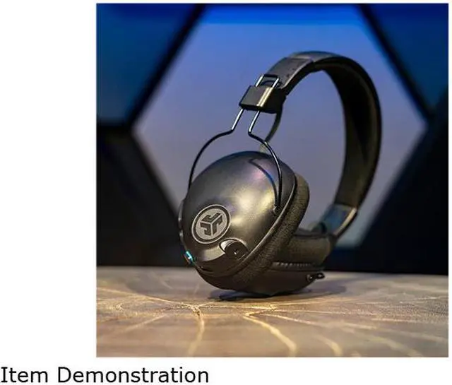 Alt view image 6 of 6 - JLab Play Pro Gaming Wireless Over-Ear Headphones Black (GHBPLAYPRORBLK4)