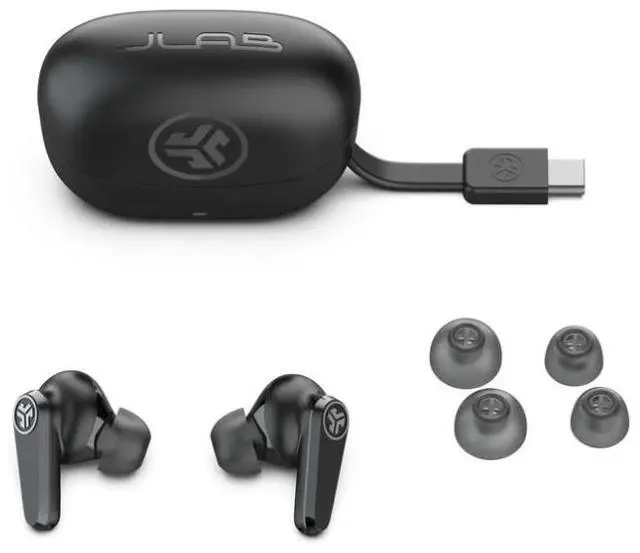 Alt view image 2 of 3 - JLAB GO PODS ANC TRUE WIRELESS - BLACK