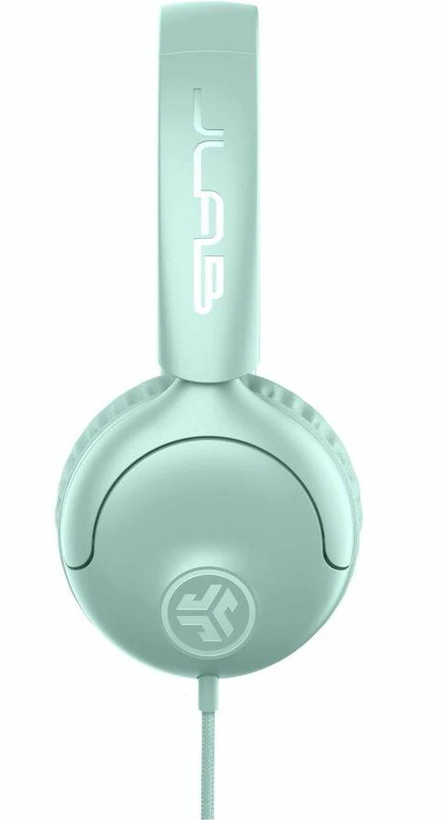 Alt view image 2 of 4 - JLab Studio 2 HWSTUD2RMNT93 Headset - Stereo - Mini-phone (3.5mm) - Wired - On-ear, Over-the-head - Binaural - Supra-aural - 3 ft Cable - Mint - HWSTUD2RMNT93