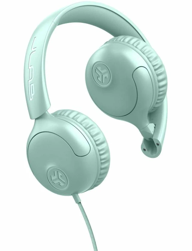 Alt view image 3 of 4 - JLab Studio 2 HWSTUD2RMNT93 Headset - Stereo - Mini-phone (3.5mm) - Wired - On-ear, Over-the-head - Binaural - Supra-aural - 3 ft Cable - Mint - HWSTUD2RMNT93