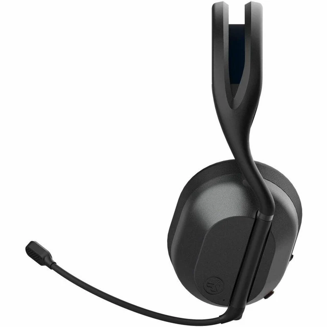 Alt view image 2 of 5 - JLab DayBreak Premium Dual-Driver Gaming Headset - Stereo - Mini-phone (3.5mm) - Wired/Wireless - Bluetooth/RF - 32 Ohm - 20 Hz to 20 kHz - Over-the-head - Binaural - Circumaural - GHBDBREAKRBLK3