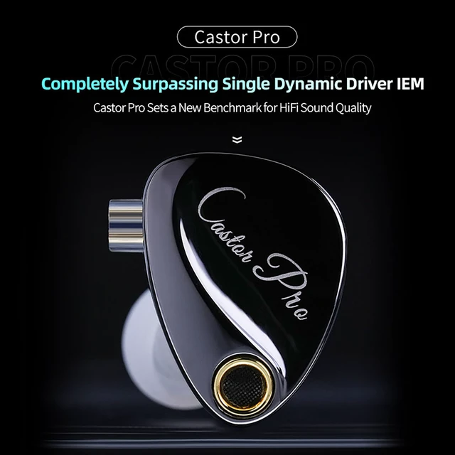 Alt view image 2 of 8 - KZ Castor Pro Tunable in Ear Monitor, Improved Bass in Ear Headphones (Black Without Microphone)