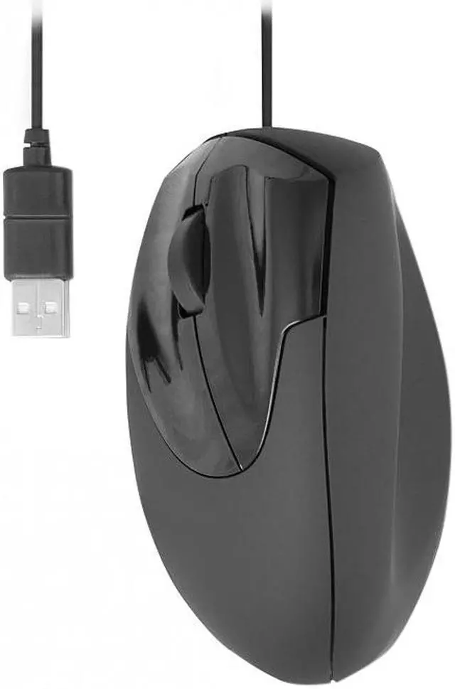 Alt view image 4 of 4 - Urban Factory ERGO EML01UF-V2 Black 3 Buttons 1 x Wheel USB Wired Optical ERGONOMIC Vertical Mouse
