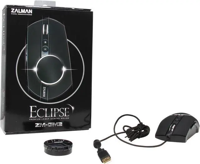 Alt view image 6 of 6 - ZALMAN GM3 Black 7 Buttons 1 x Wheel USB Wired Laser Eclipse Premium Laser Gaming Mouse
