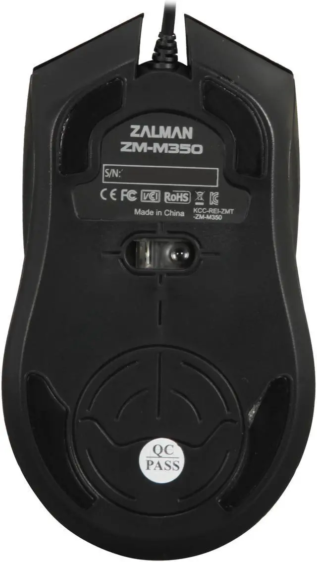 Alt view image 3 of 6 - ZALMAN M350 Combo 4 Buttons 1 x Wheel USB Wired Optical Advanced Gaming Sensor Mouse Combo with Gaming Mousepad
