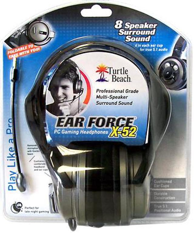 Alt view image 9 of 9 - Turtle Beach Ear Force X-52 Circumaural 5.1 Surround Sound Gaming Headset
