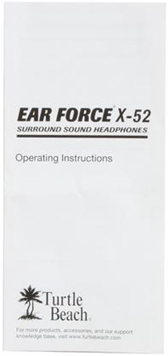 Alt view image 8 of 9 - Turtle Beach Ear Force X-52 Circumaural 5.1 Surround Sound Gaming Headset