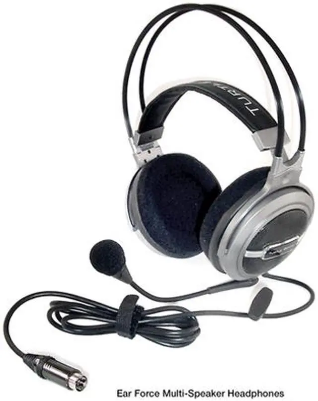 Alt view image 4 of 6 - Turtle Beach Ear Force AK-R8 3.5mm/ USB Connector Circumaural Professional Surround Sound Gaming Headphone System
